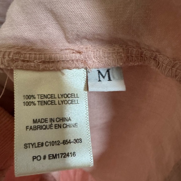 Cloth & Stone Boho V-Neck Long Sleeve Botton Cuff Blouse• Medium - Picture 5 of 5